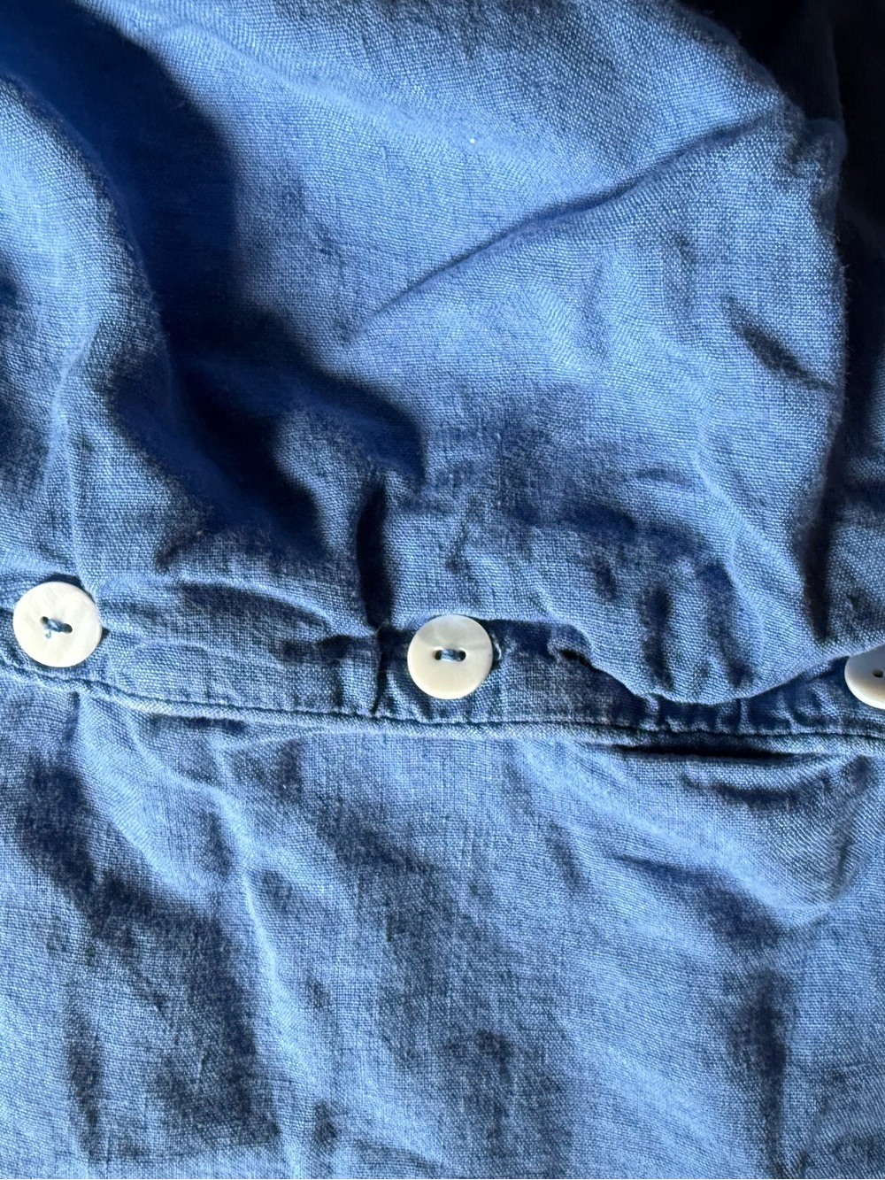Serena and lily women’s linen blue pajamas small - Picture 3 of 10
